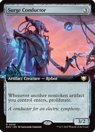 Surge Conductor (Extended Art) [Edge of Eternities Commander]
