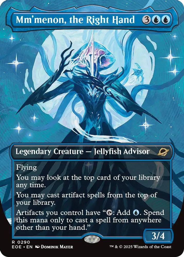 Mm'menon, the Right Hand (Borderless) [Edge of Eternities]