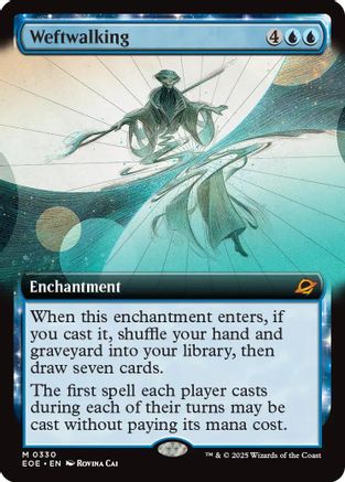 Weftwalking (Extended Art) [Edge of Eternities]