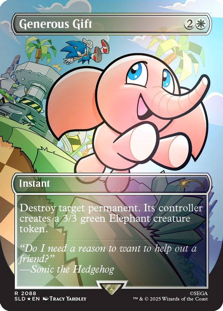 Generous Gift (2088) (Rainbow Foil) [Secret Lair Drop Series]
