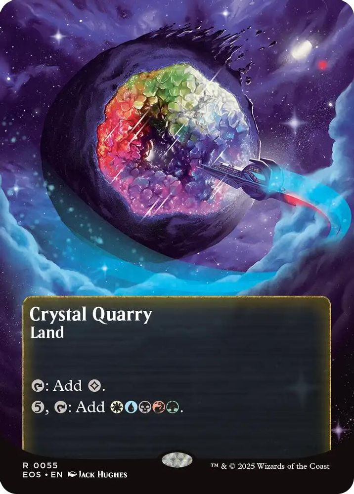 Crystal Quarry (0055) (Borderless) [Edge of Eternities: Stellar Sights]
