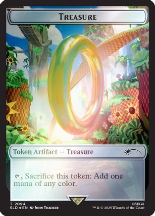 Treasure Token (2094) (Rainbow Foil) [Secret Lair Drop Series]