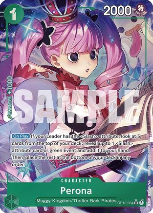 Perona (Alternate Art) [Legacy of the Master]