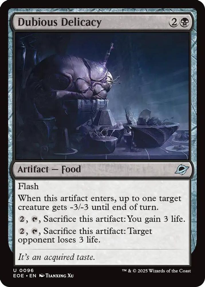 Dubious Delicacy [Edge of Eternities]