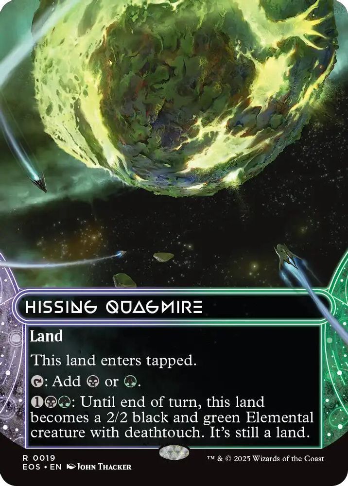 Hissing Quagmire (0019) (Borderless) [Edge of Eternities: Stellar Sights]