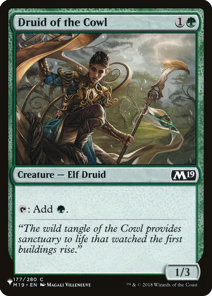 Druid of the Cowl [The List]