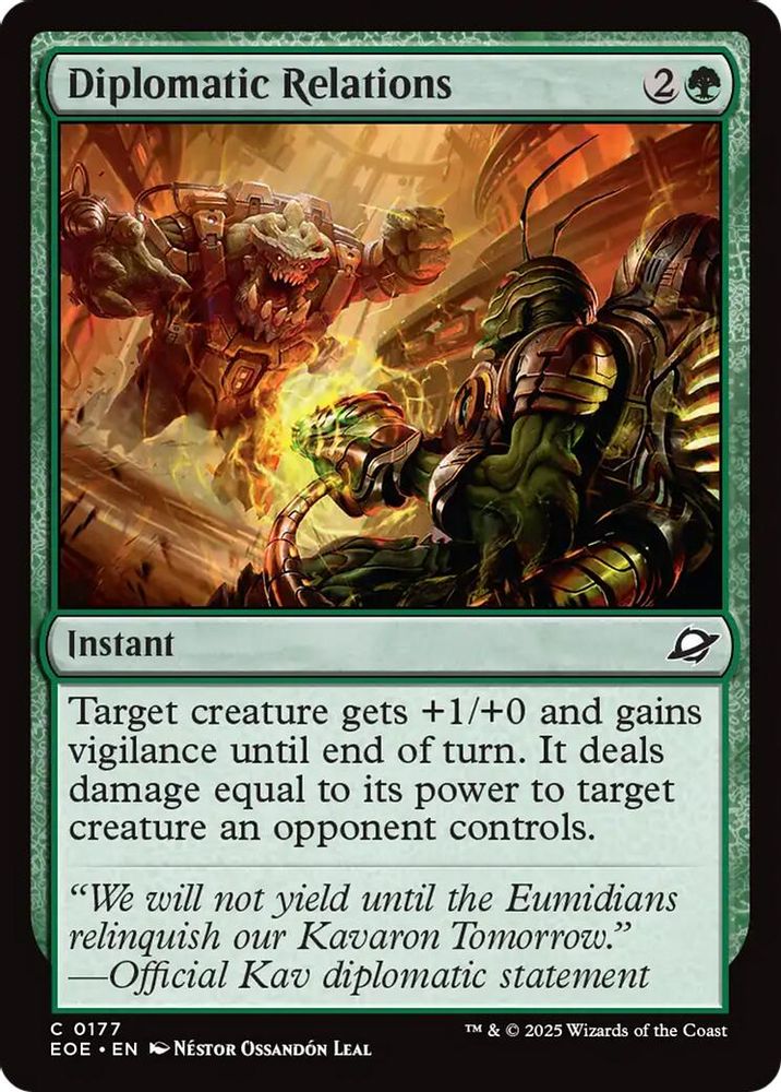 Diplomatic Relations [Edge of Eternities]