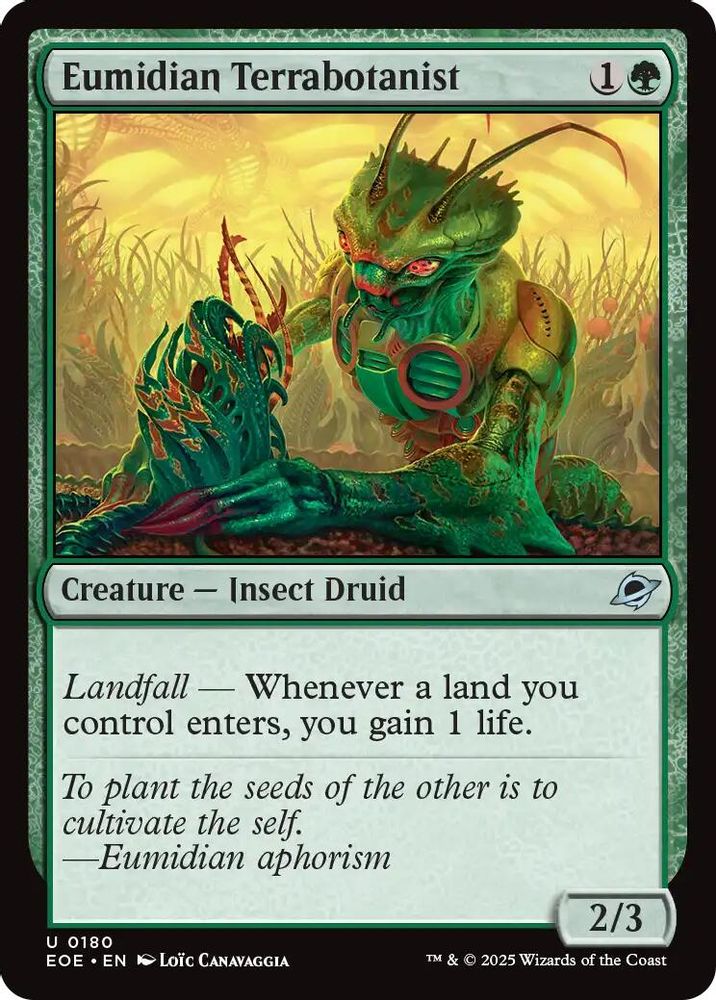 Eumidian Terrabotanist [Edge of Eternities]