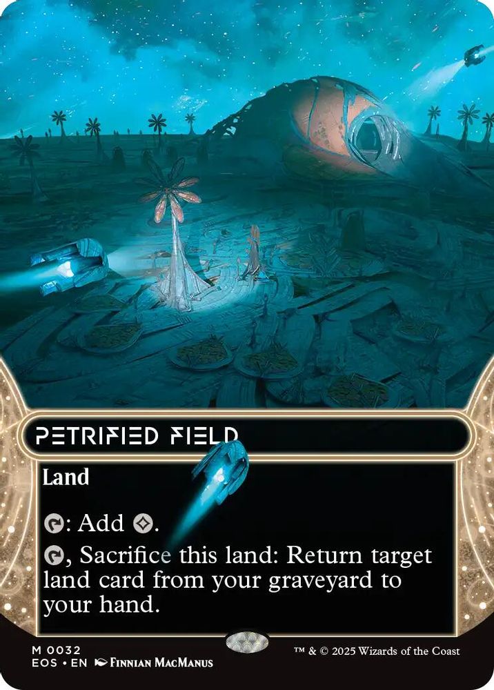 Petrified Field (0032) (Borderless) [Edge of Eternities: Stellar Sights]
