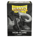 Dragon Shield: Standard 100ct Sleeves - Black (Non-Glare Matte)