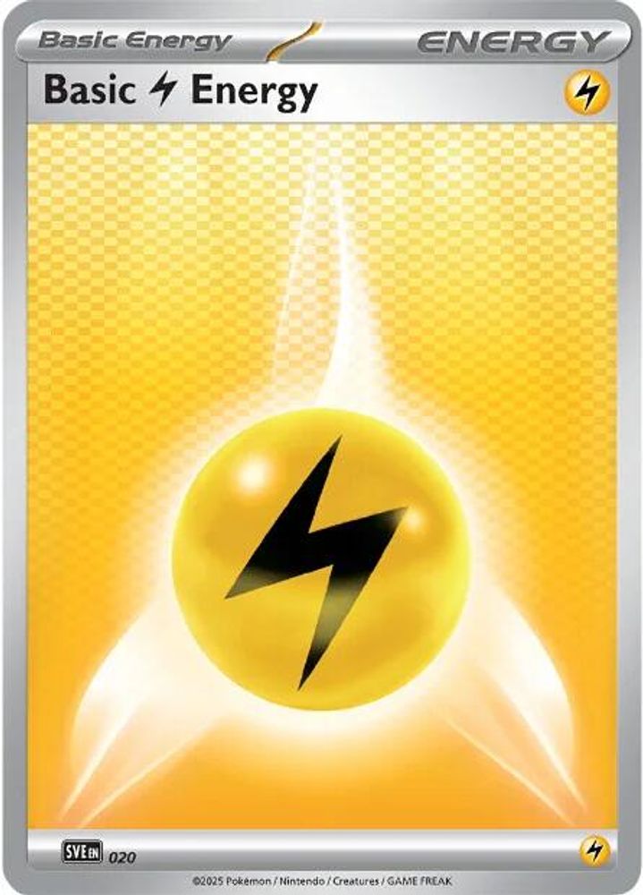 Basic Lightning Energy (020) [Scarlet & Violet: Black Bolt]