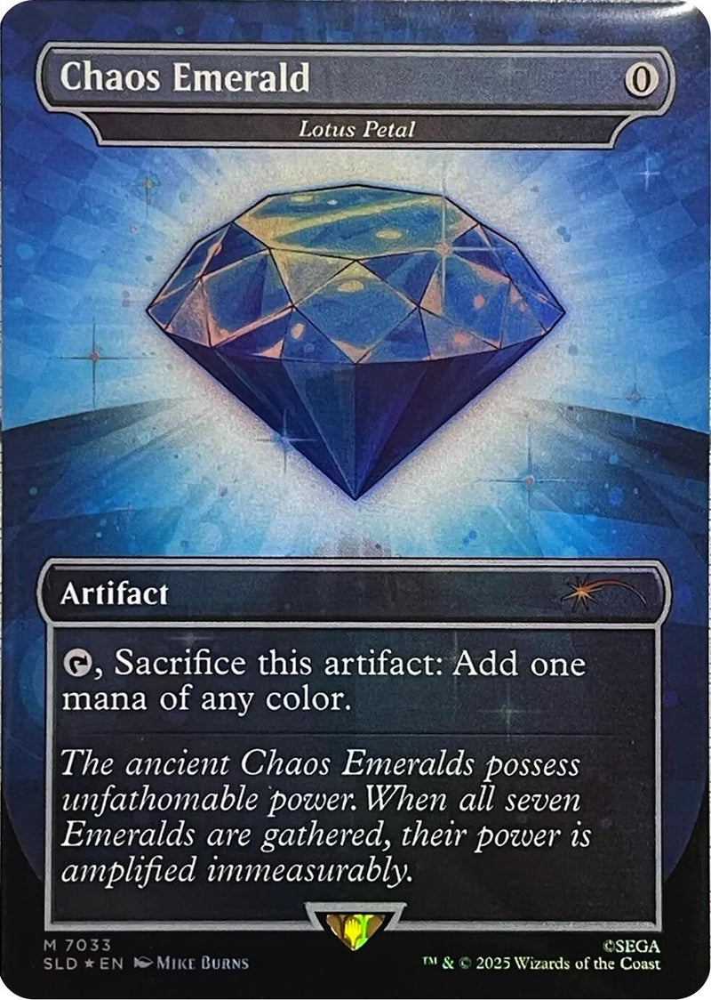 マジック：ザ・ギャザリング MTG Chaos Emerald / Lotus Petal Foil Lotus Petal (Chaos Emerald) (Sonic the Hedgehog) (#7033