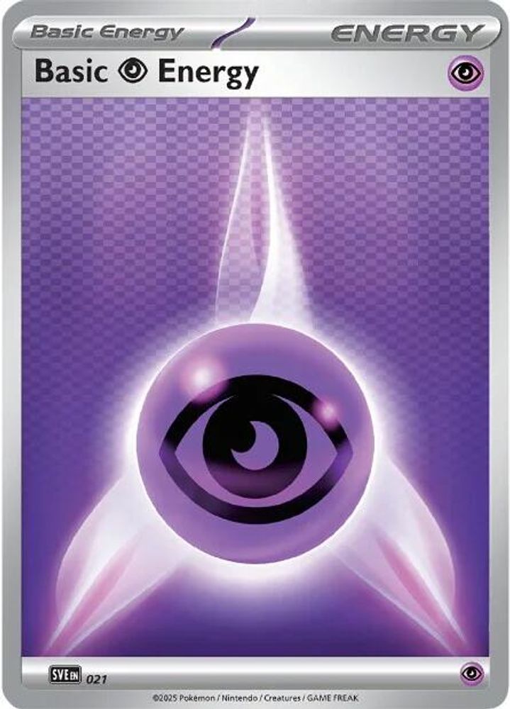 Basic Psychic Energy (021) [Scarlet & Violet: Black Bolt]