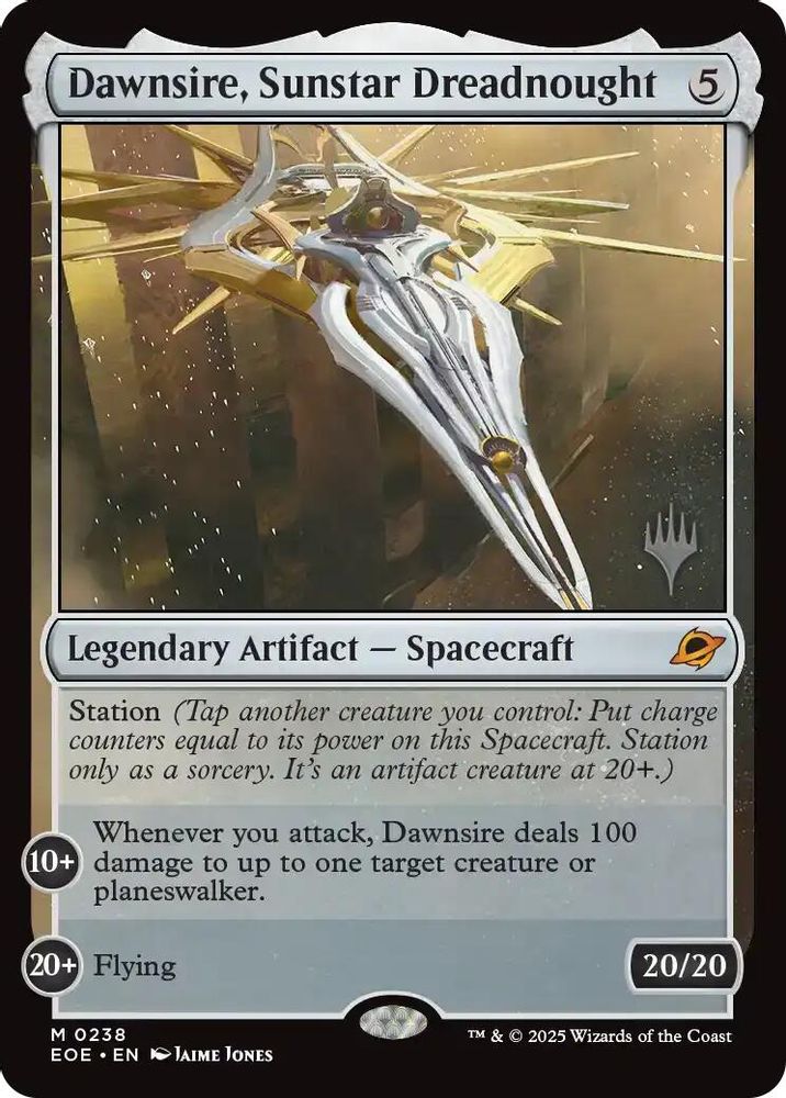 Dawnsire, Sunstar Dreadnought (Promo Pack) [Edge of Eternities Promo Pack]
