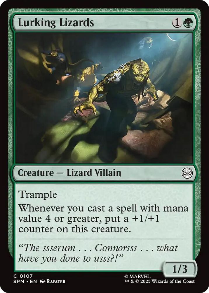 Lurking Lizards [Marvel's Spider-Man]