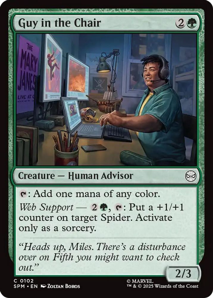 Guy in the Chair [Marvel's Spider-Man]
