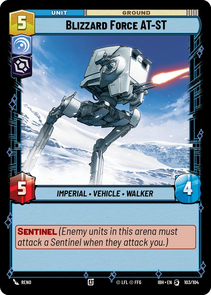 Blizzard Force AT-ST (103/104) (103/104) [Intro Battle: Hoth]