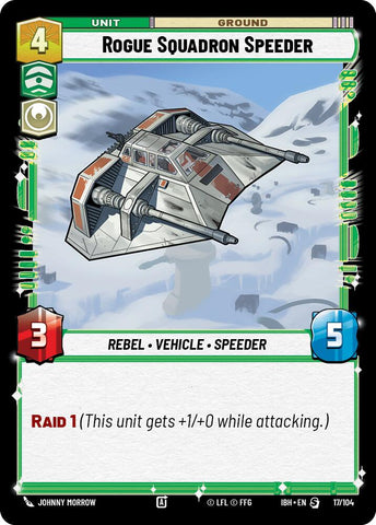 Rogue Squadron Speeder (17/104) (17/104) [Intro Battle: Hoth]