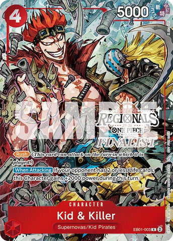 Kid & Killer (Offline Regional Finalist Card Set 2025 Vol.2) [One Piece Promotion Cards]