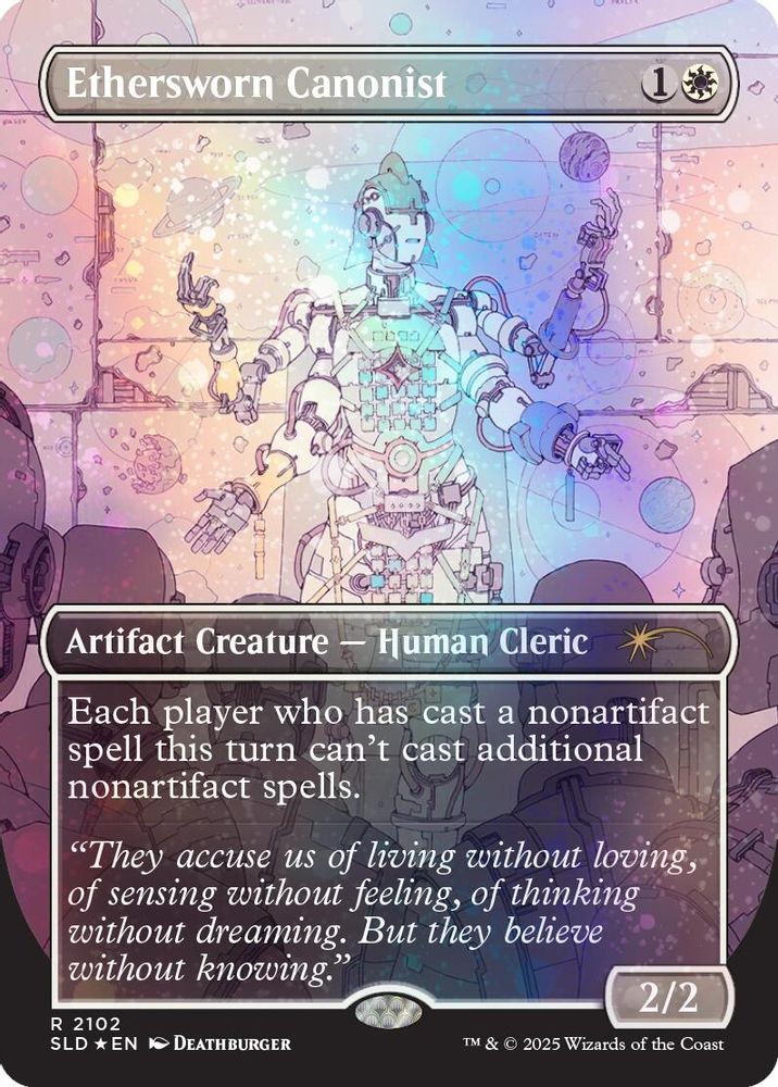 Ethersworn Canonist (Galaxy Foil) [Secret Lair Drop Series]