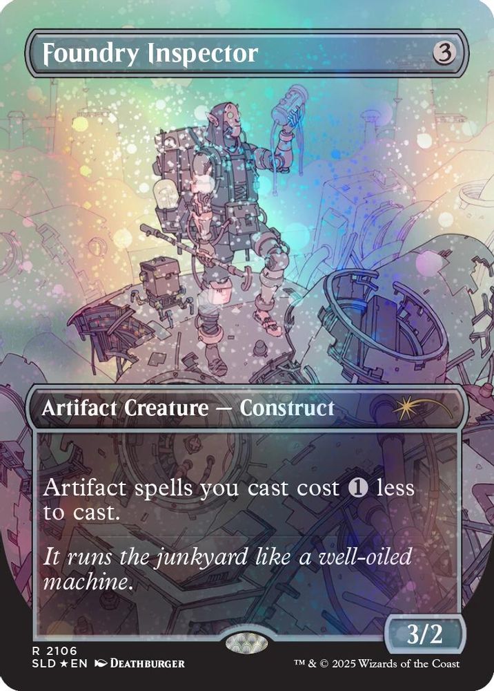 Foundry Inspector (Galaxy Foil) [Secret Lair Drop Series]