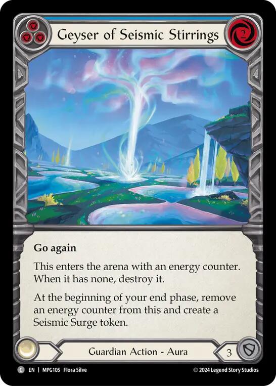 Geyser of Seismic Stirrings (Blue) [MPG105] (Mastery Pack Guardian)
