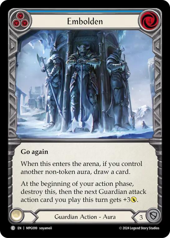 Embolden (Blue) [MPG099] (Mastery Pack Guardian)
