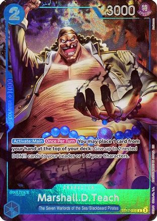 Marshall.D.Teach (Seven Warlords of the Sea Binder Set) [One Piece Promotion Cards]
