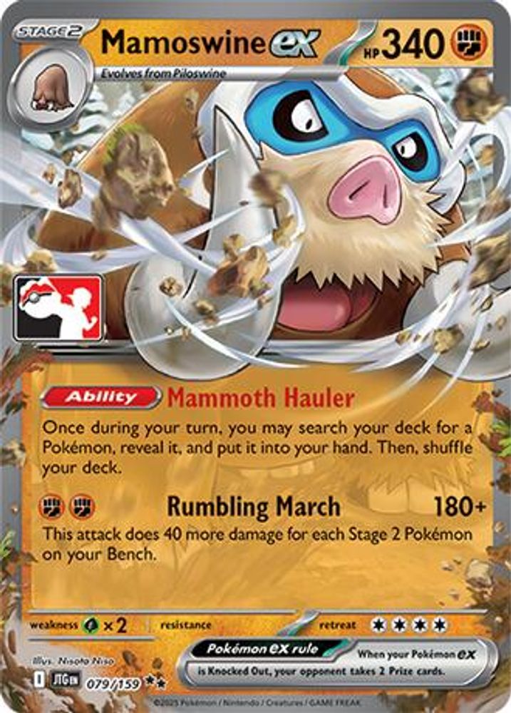 Mamoswine ex (079/159) [Prize Pack Series Seven]