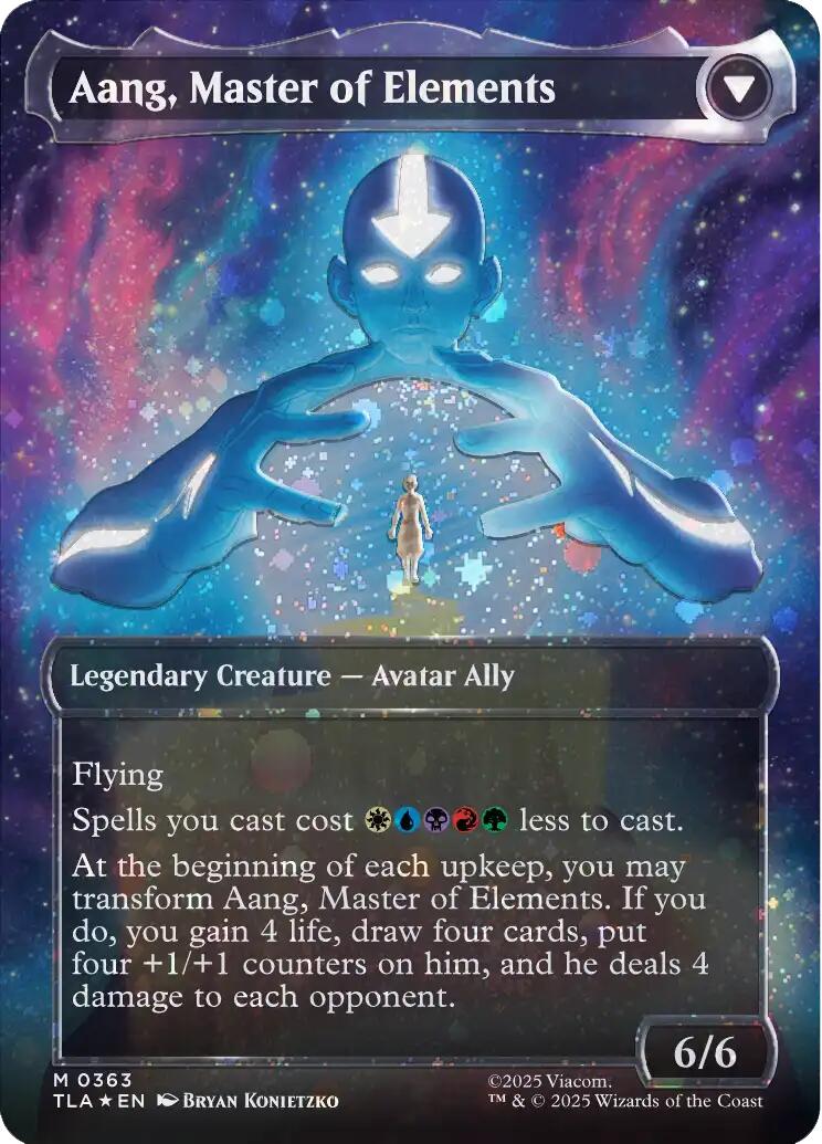 Avatar Aang トレーディングカード Raised Foil Avatar Aang (Raised Foil) [Avatar: The Last Airbender] — GT Games