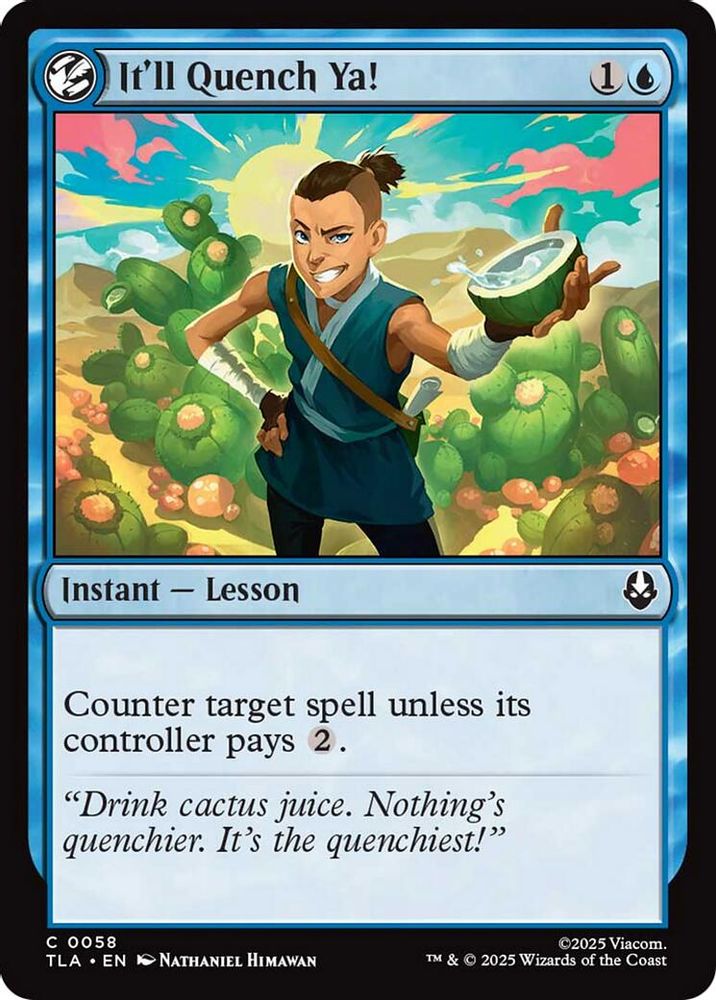 It'll Quench Ya! [Avatar: The Last Airbender]