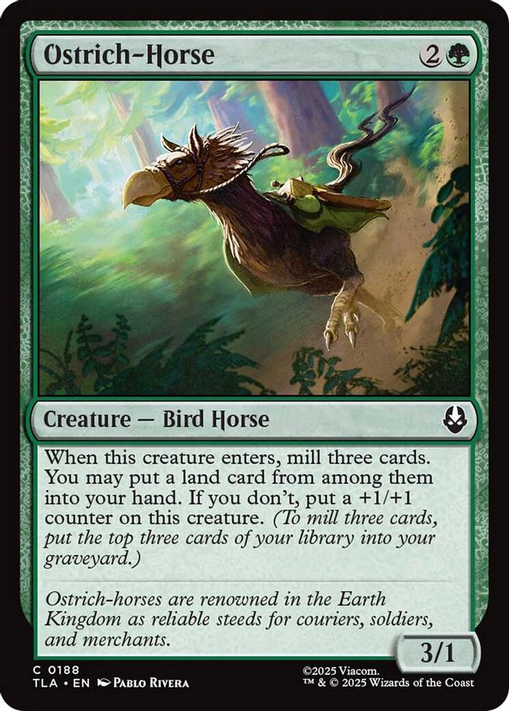 Ostrich-Horse [Avatar: The Last Airbender]