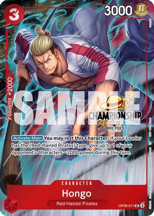 Hongo (CS 25-26 Celebration Pack) [One Piece Promotion Cards]