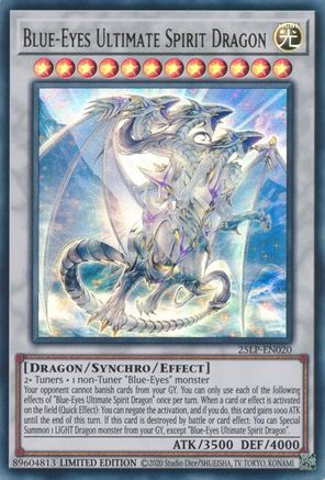 Blue-Eyes Ultimate Spirit Dragon [25LP-EN020] Ultra Rare