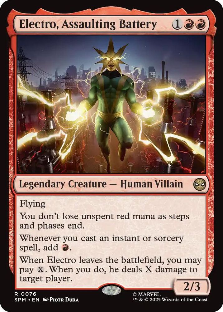 Electro, Assaulting Battery [Marvel's Spider-Man]