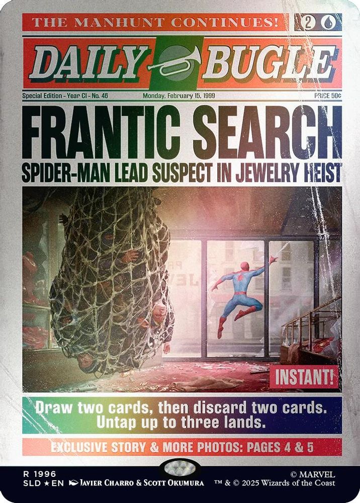 Frantic Search (1996) (Rainbow Foil) [Secret Lair Drop Series]