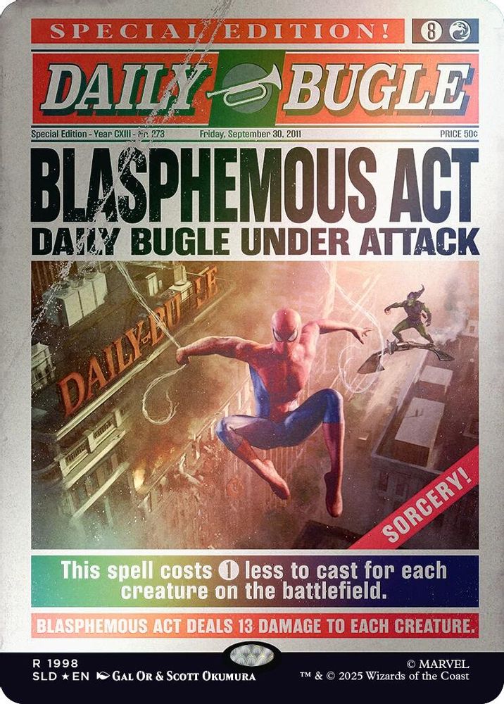 Blasphemous Act (1998) (Rainbow Foil) [Secret Lair Drop Series]