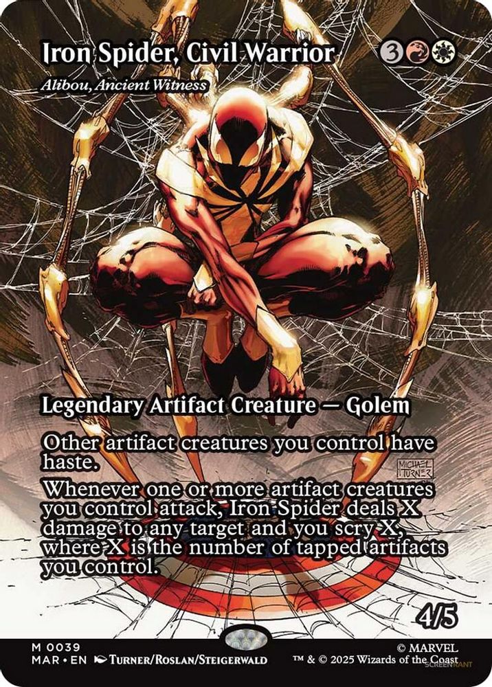 Iron Spider, Civil Warrior - Alibou, Ancient Witness [Marvel Universe: Eternal-Legal]