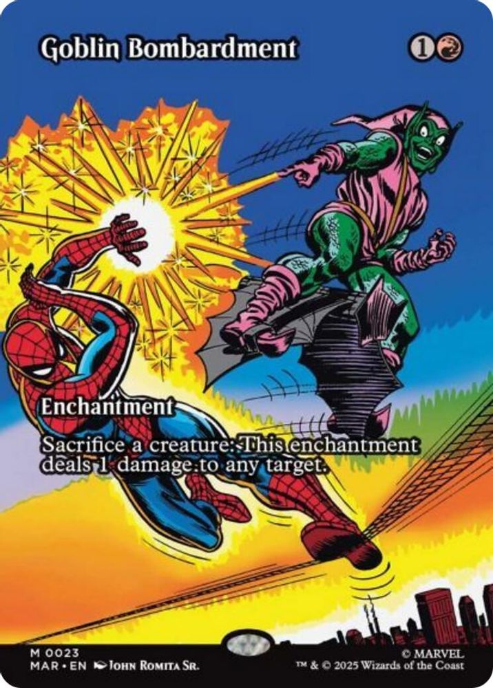 Goblin Bombardment (Borderless) [Marvel Universe: Eternal-Legal]