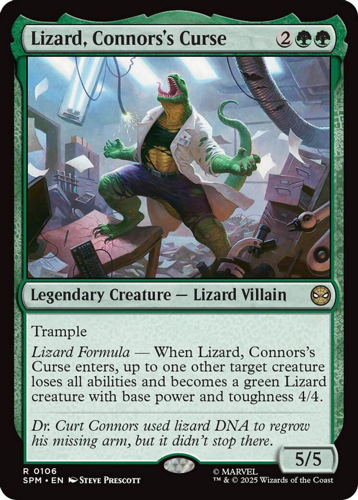 Lizard, Connors's Curse [Marvel's Spider-Man]