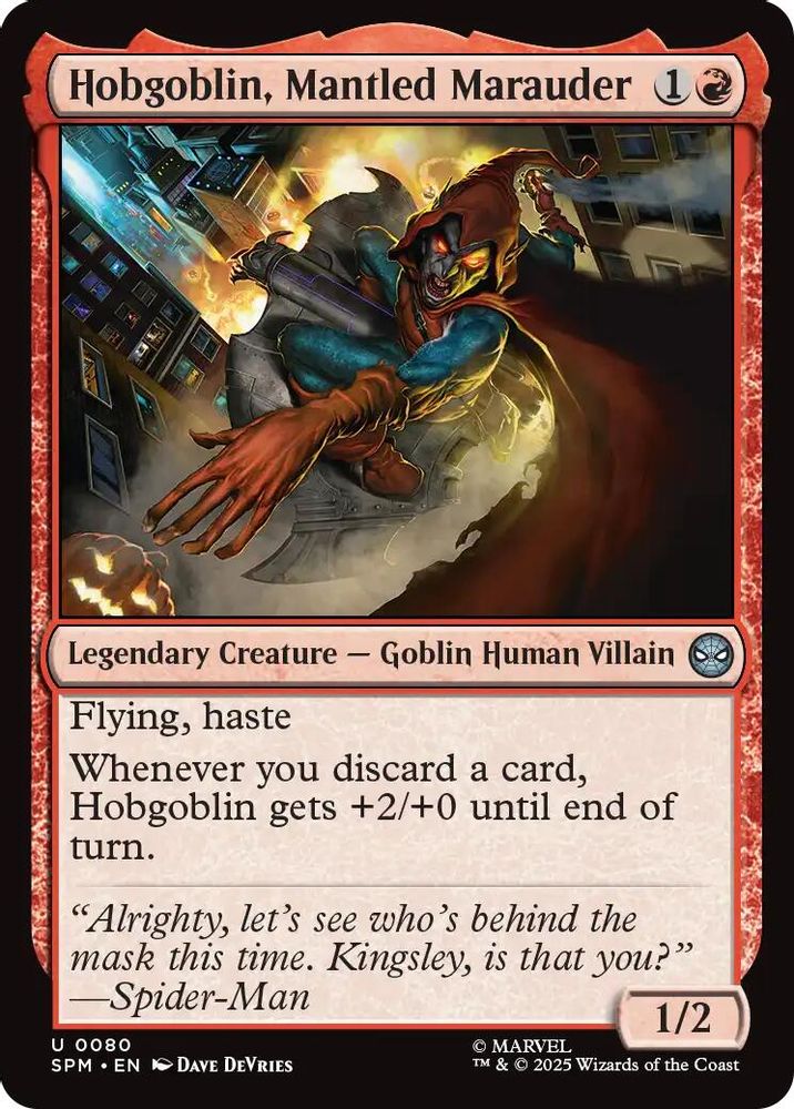 Hobgoblin, Mantled Marauder [Marvel's Spider-Man]