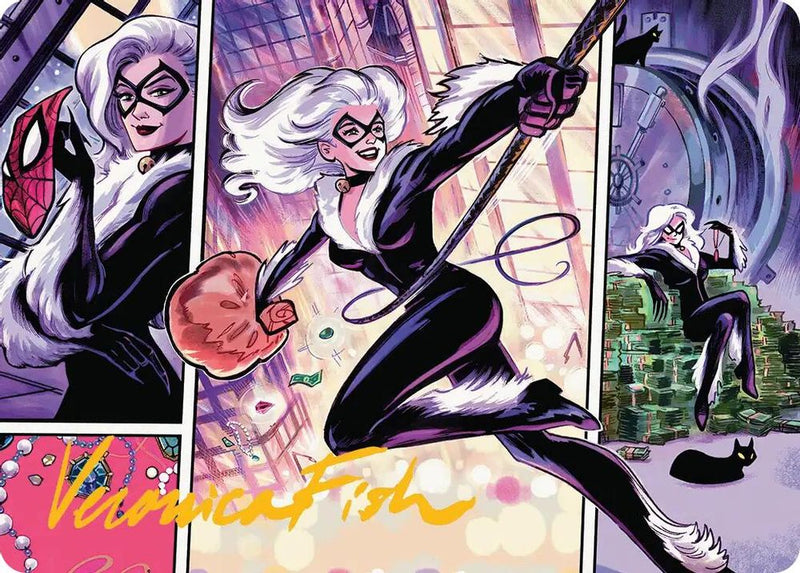 Black Cat, Cunning Thief Art Card (Gold-Stamped Signature) [Marvel's Spider-Man Art Series]