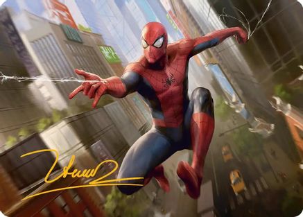 Amazing Spider-Man Art Card (24/54) (Gold-Stamped Signature) [Marvel's Spider-Man Art Series]