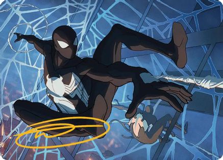 Symbiote Spider-Man Art Card (Gold-Stamped Signature) [Marvel's Spider-Man Art Series]