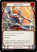 Heroic Pose (Red) [SUP057] (Super Slam)  Rainbow Foil