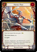 Heroic Pose (Yellow) [SUP058] (Super Slam)  Rainbow Foil