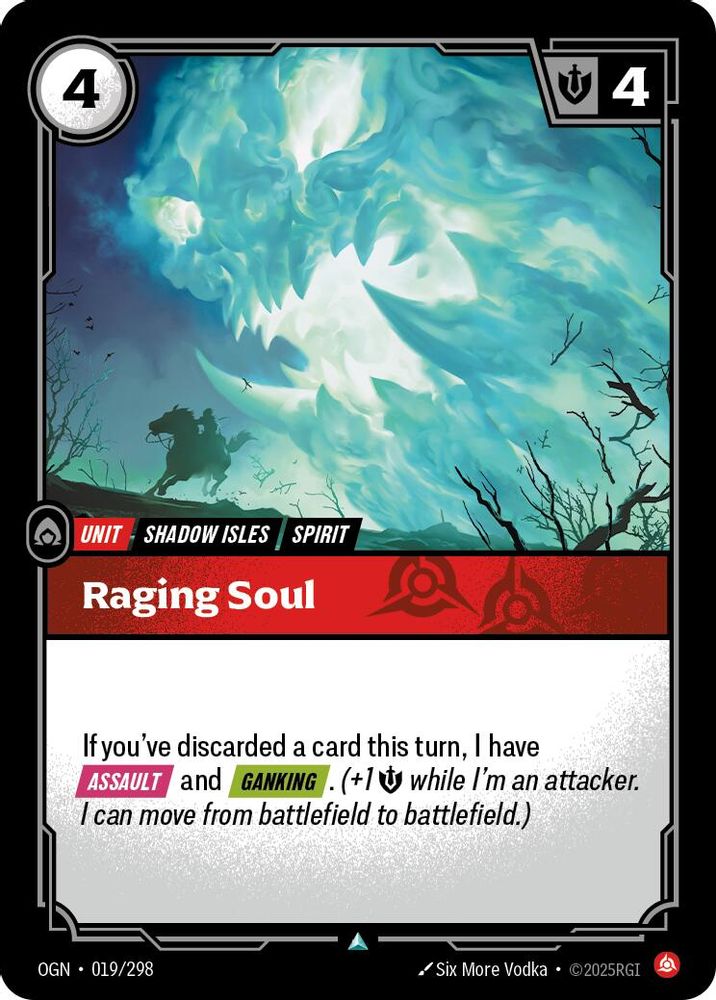 Raging Soul (019/298) - [Origins Foil] (Riftbound TCG)
