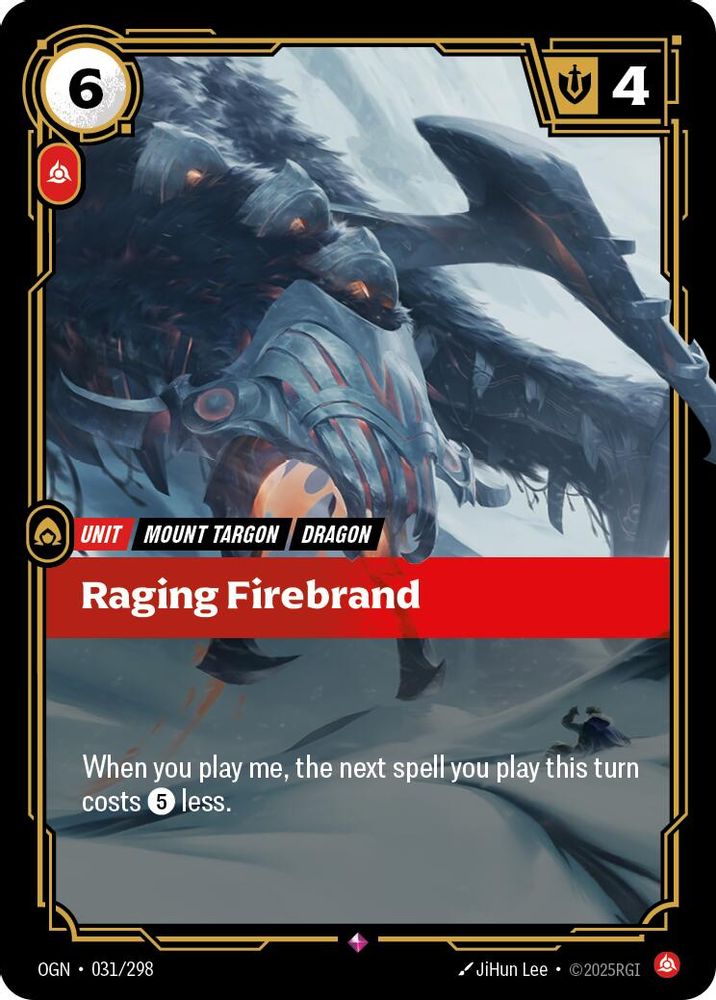 Raging Firebrand (031/298) - [Origins Foil] (Riftbound TCG)