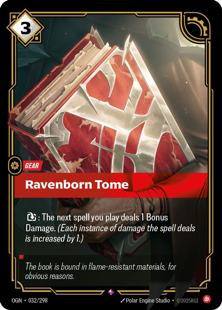 Ravenborn Tome (032/298) - [Origins Foil] (Riftbound TCG)