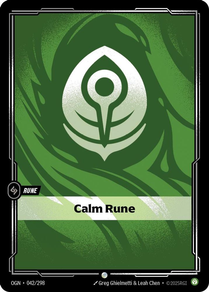 Calm Rune (042/298) - [Origins Foil] (Riftbound TCG)